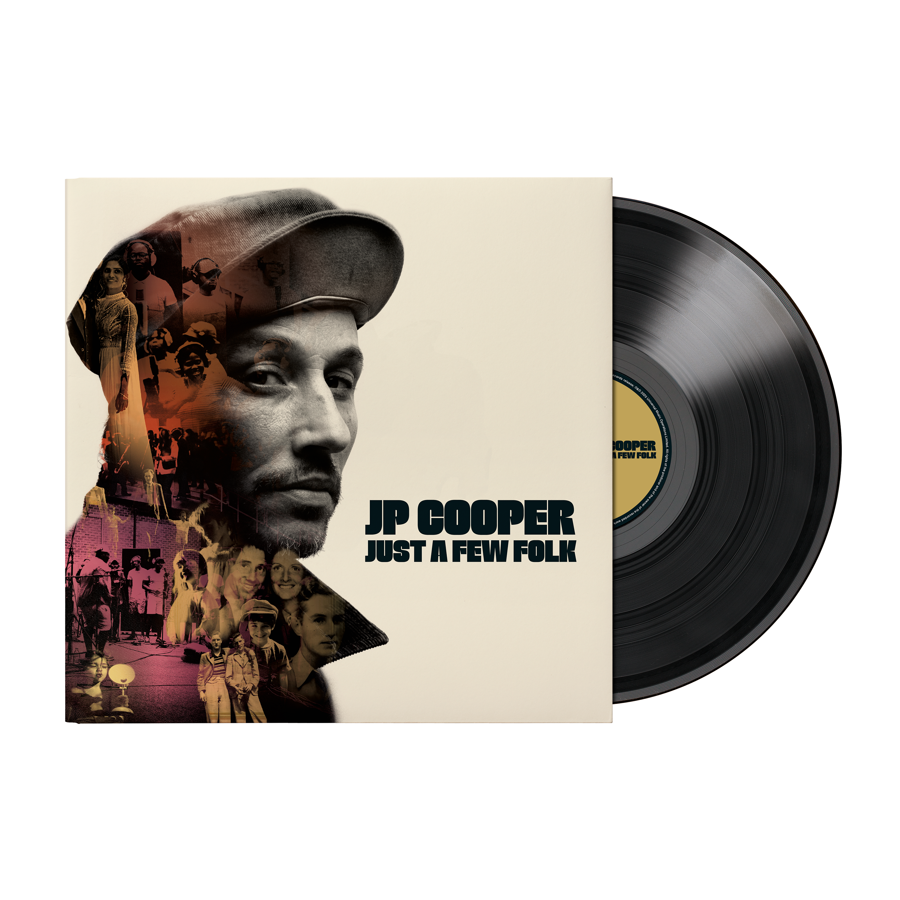 Just A Few Folk: Black LP + Signed Art Card